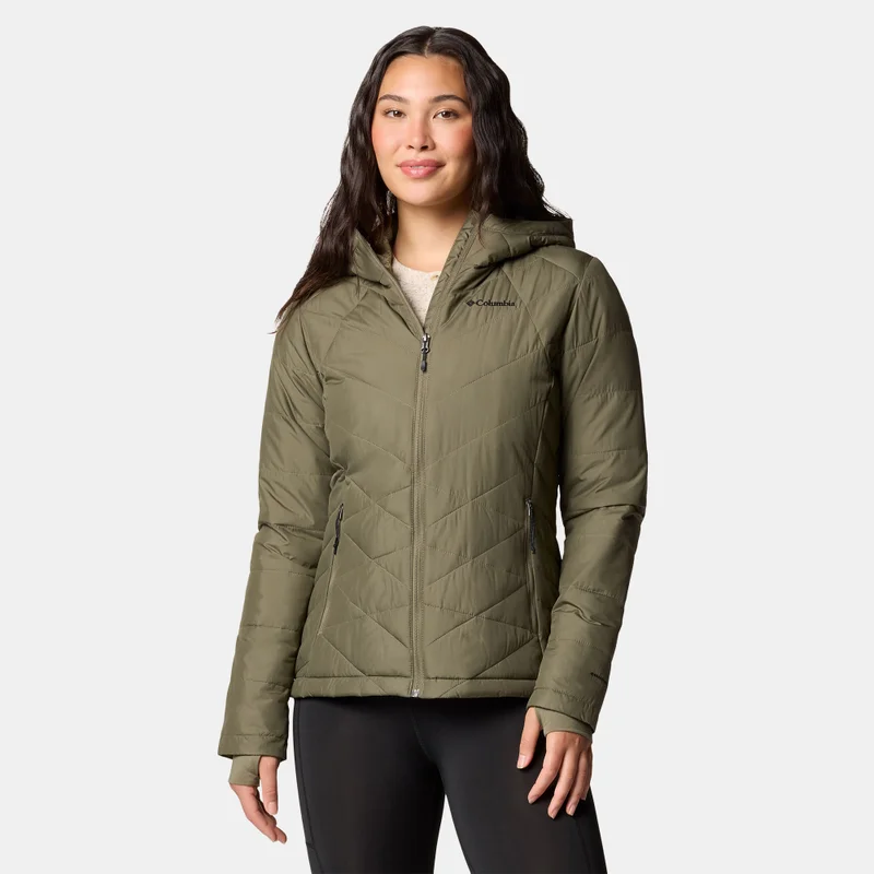 كولومبيا جاكيت نسائي بغطاء رأس سماوي